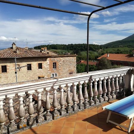 Mansarda Con Solarium Panoramico Su Centro Storico Di Sarteano Vicino Alle Famose Terme Della Val D'Orcia Apartment Екстериор снимка