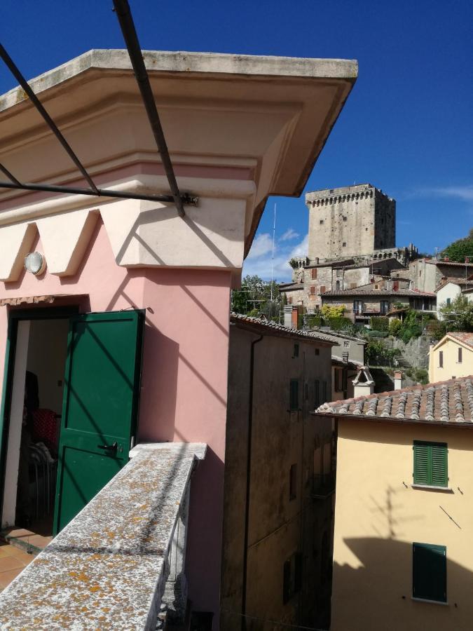 Mansarda Con Solarium Panoramico Su Centro Storico Di Sarteano Vicino Alle Famose Terme Della Val D'Orcia Apartment Екстериор снимка