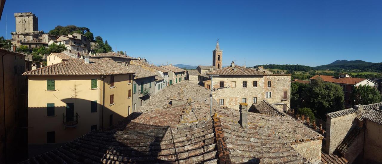 Mansarda Con Solarium Panoramico Su Centro Storico Di Sarteano Vicino Alle Famose Terme Della Val D'Orcia Apartment Екстериор снимка